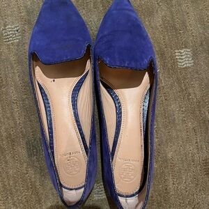 Tory Burch Connely Smoking Slipper / Flats Royal Blue size 9